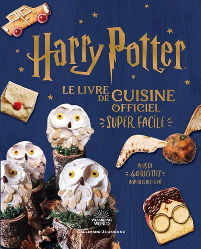 Couverture du livre « HARRY POTTER - HARRY POTTER - LE LIVRE DE CUISINE OFFICIEL - SUPER FACILE - PLUS DE 40 RECETTES INSP » de Collectif, librairie Les Contes Infusés à Corte
