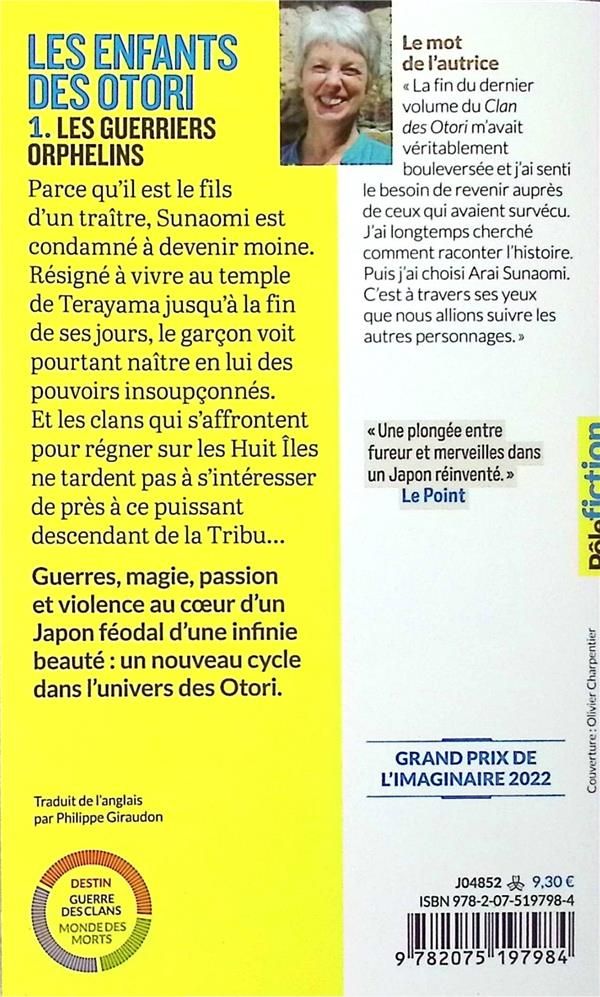 Quatrième de couverture de « Les guerriers orphelins »