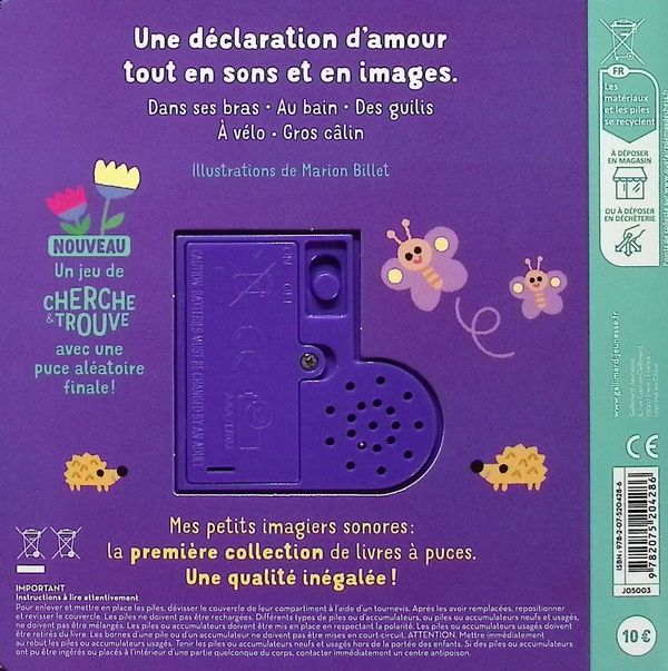 Quatrième de couverture de « MA MAMAN - DES SONS A ECOUTER, DES IMAGES A REGARDER »