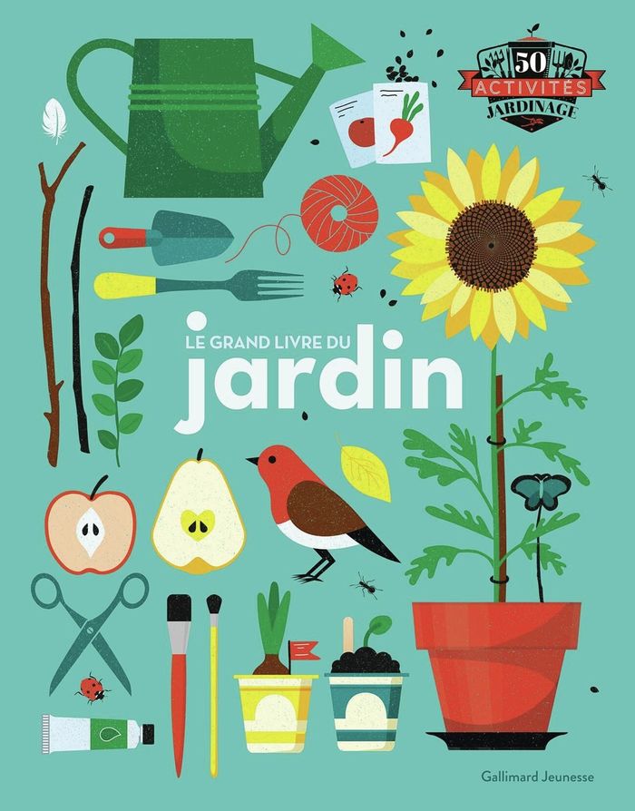 Couverture du livre « Le grand livre du jardin » de Collectif, librairie Les Contes Infusés à Corte