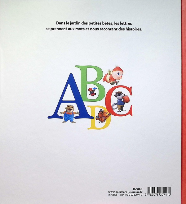 Quatrième de couverture de « L'ALPHABET DES DROLES DE PETITES BETES »