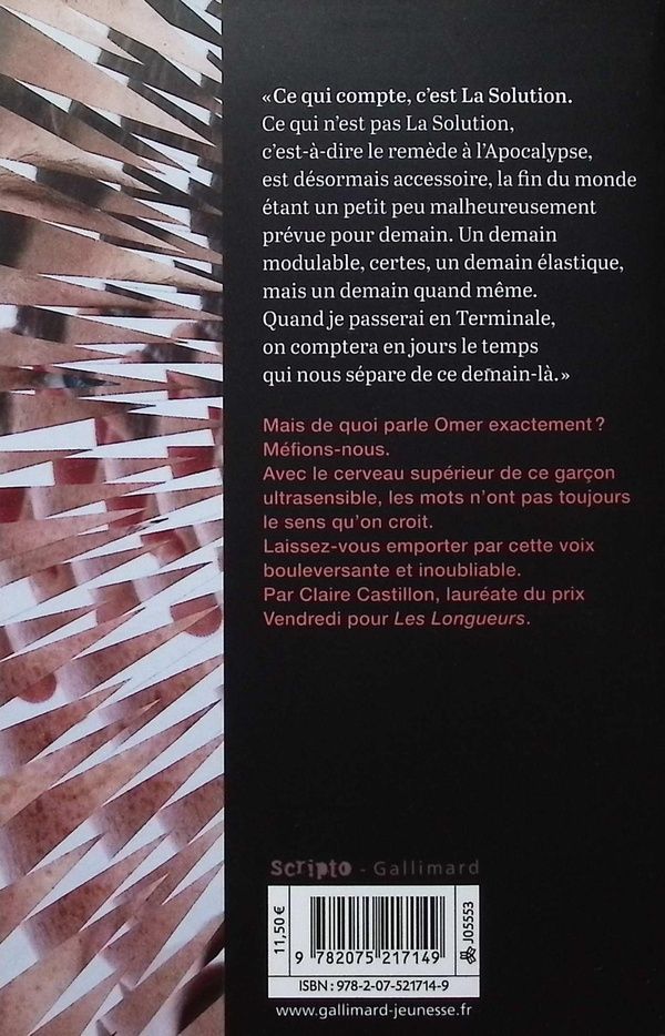 Quatrième de couverture de « Un petit peu malheureusement »