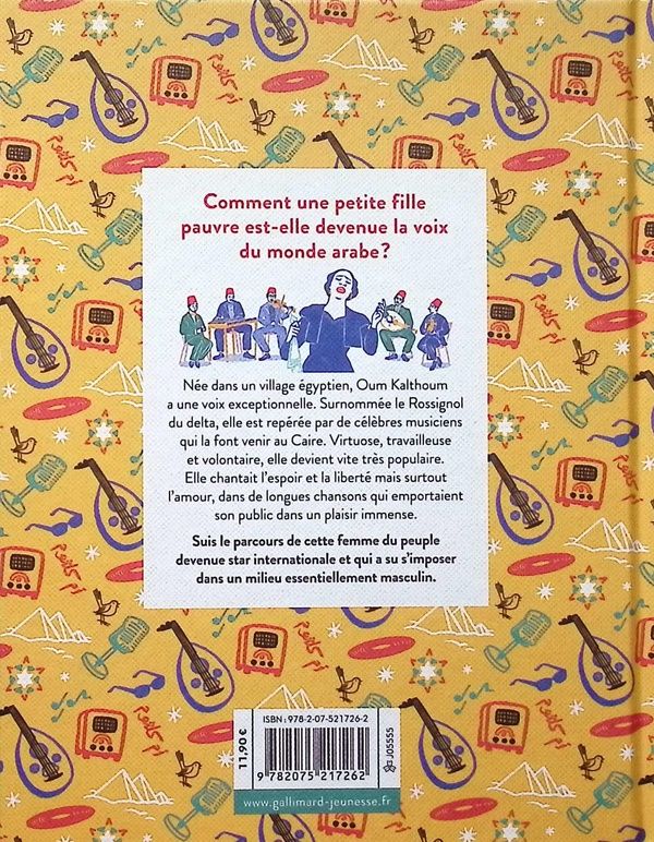 Quatrième de couverture de « Oum Kalthoum »