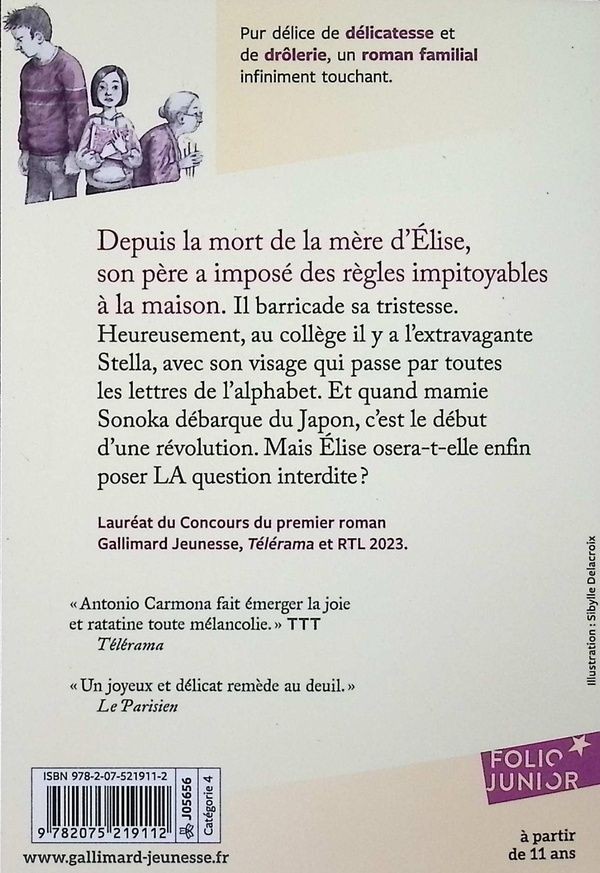 Quatrième de couverture de « ON NE DIT PAS SAYONARA »