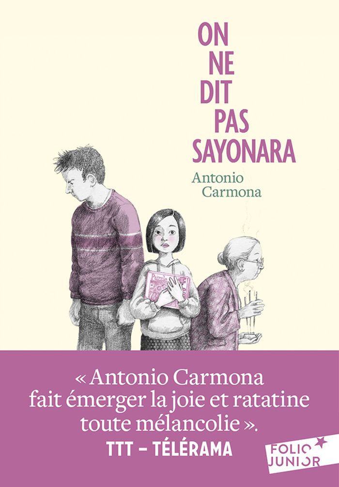 Couverture du livre « ON NE DIT PAS SAYONARA », librairie Les Contes Infusés à Corte