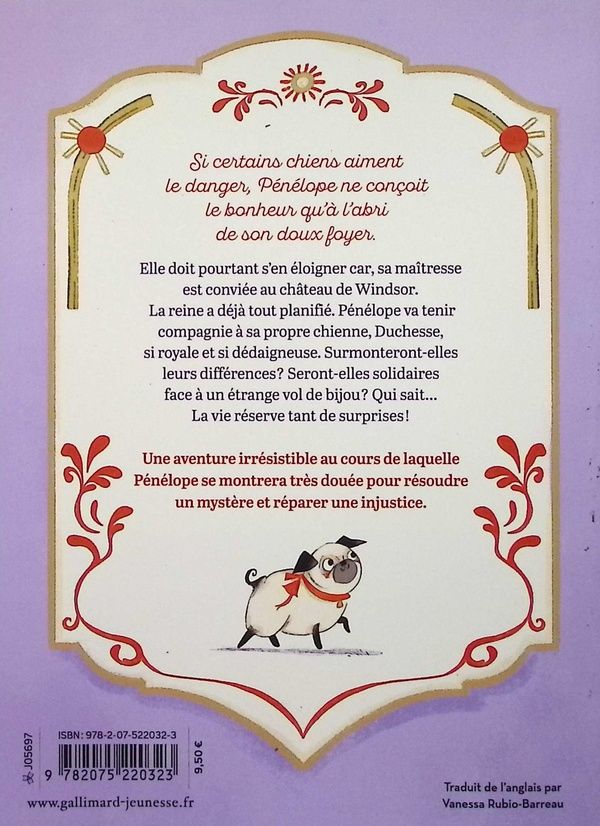 Quatrième de couverture de « Pénélope chez la reine »