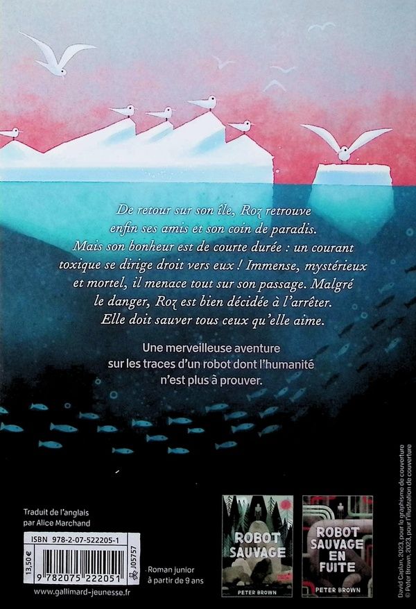 Quatrième de couverture de « Robot sauvage en mission »