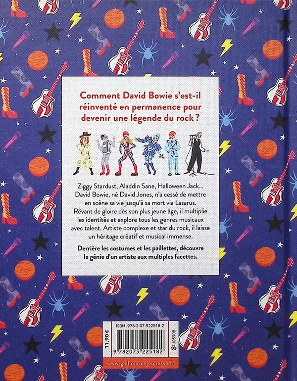 Quatrième de couverture de « David Bowie »
