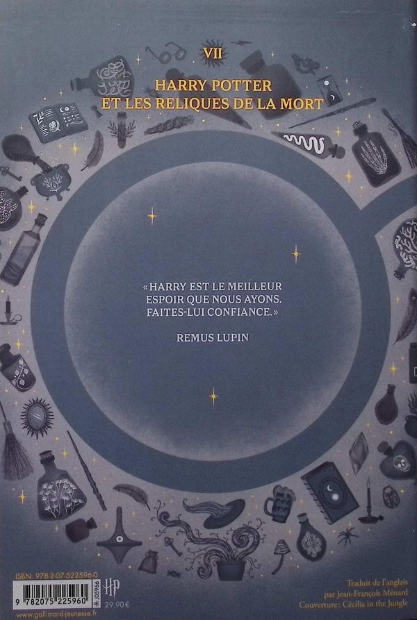 Quatrième de couverture de « Harry Potter et les Reliques de la Mort »