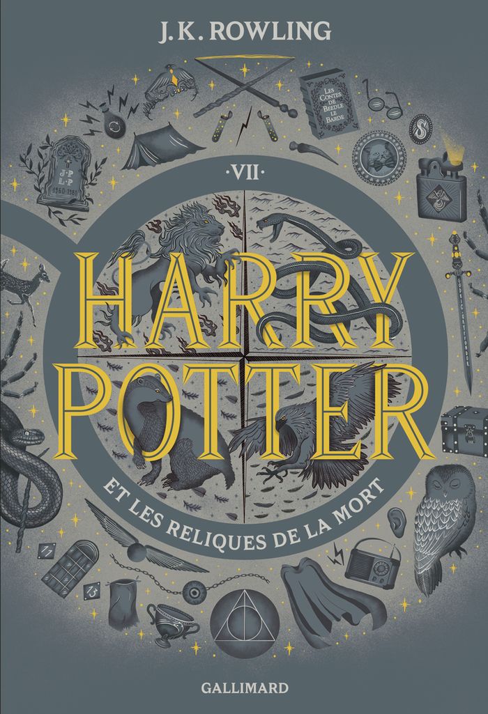 Couverture du livre « Harry Potter et les Reliques de la Mort », librairie Les Contes Infusés à Corte