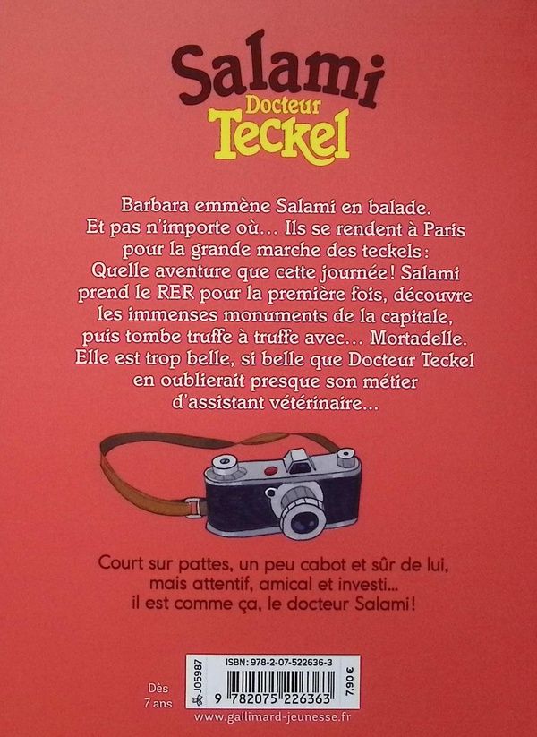 Quatrième de couverture de « Salami à Paris »