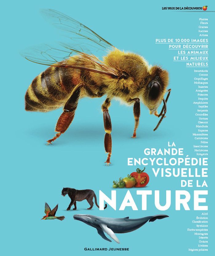 Couverture du livre « LA GRANDE ENCYCLOPEDIE VISUELLE DE LA NATURE » de Collectif, librairie Les Contes Infusés à Corte