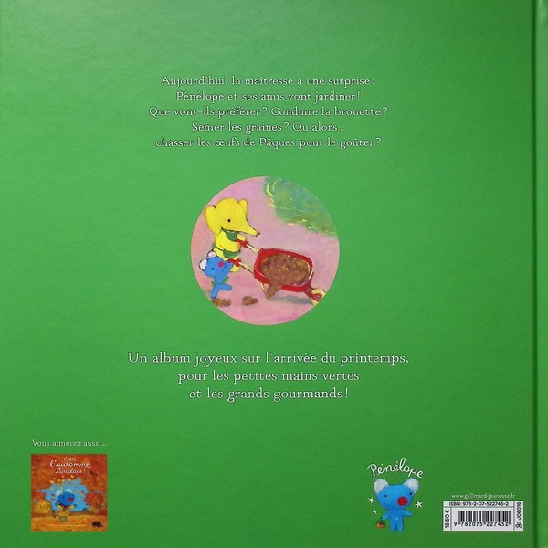 Quatrième de couverture de « C'est le printemps Pénélope ! »