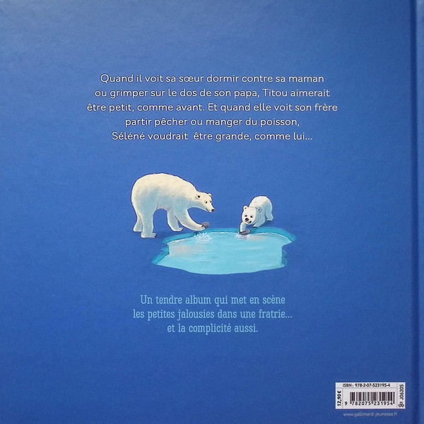 Quatrième de couverture de « Grand ours, petite ourse »