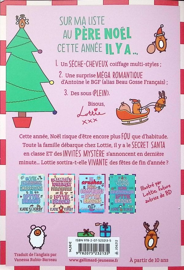 Quatrième de couverture de « LE NOEL CARREMENT CHAOTIQUE DE LOTTIE BROOKS »