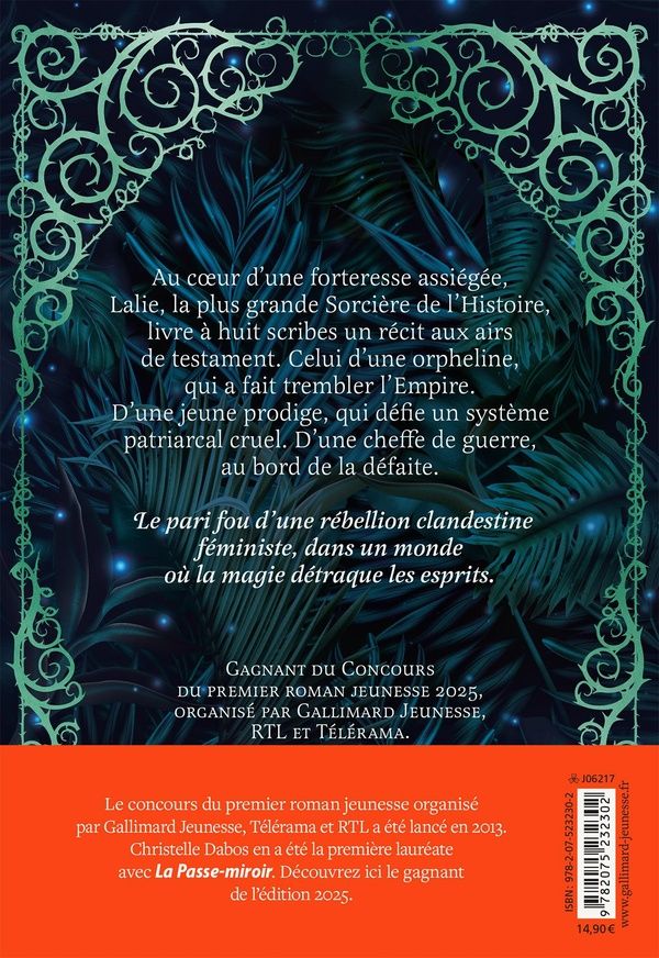 Quatrième de couverture de « LE CERCLE DE RONCES »