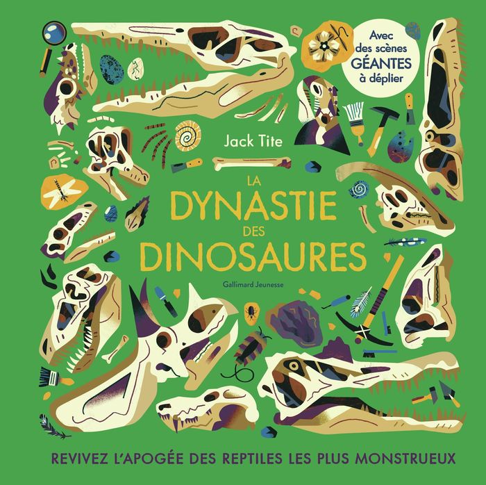 Couverture du livre « LA DYNASTIE DES DINOSAURES » de Jack Tite, librairie Les Contes Infusés à Corte