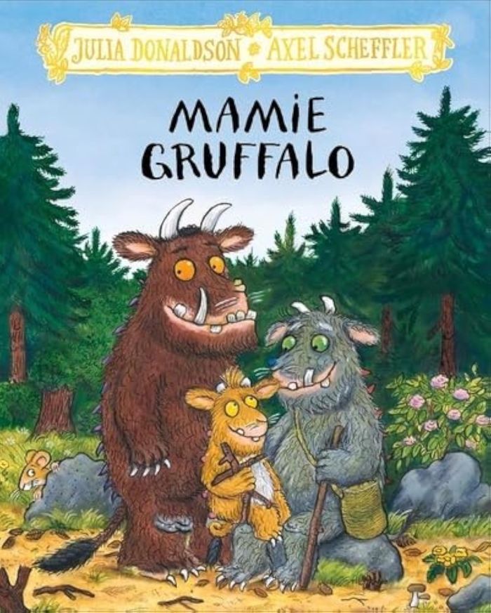 Couverture du livre « MAMIE GRUFFALO », librairie Les Contes Infusés à Corte