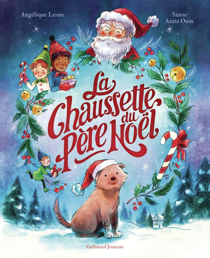 Couverture du livre « LA CHAUSSETTE DU PERE NOEL », librairie Les Contes Infusés à Corte