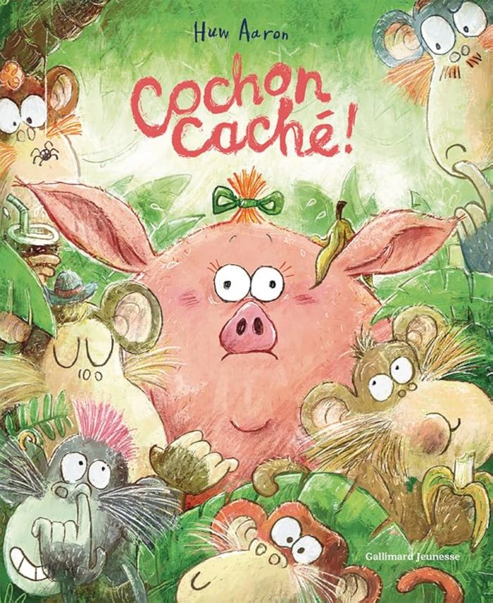 Couverture du livre « Cochon caché ! », librairie Les Contes Infusés à Corte