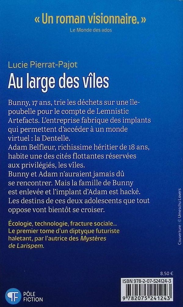 Quatrième de couverture de « AU LARGE DES VILES - VOL01 »