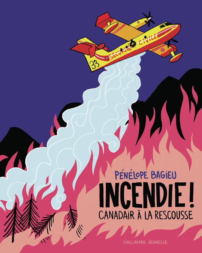 Couverture du livre « INCENDIE ! - CANADAIR A LA RESCOUSSE », librairie Les Contes Infusés à Corte