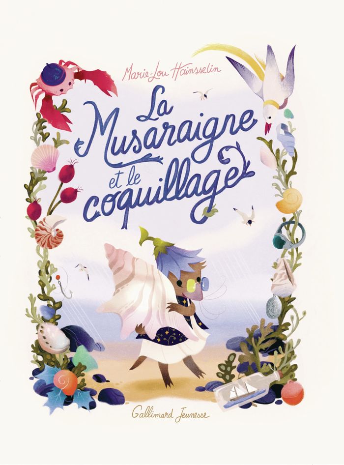 Couverture du livre « LA MUSARAIGNE ET LE COQUILLAGE », librairie Les Contes Infusés à Corte