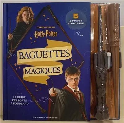 Couverture du livre « HARRY POTTER - BAGUETTES MAGIQUES - LE GUIDE DES SORTS A POUDLARD » de Collectif, librairie Les Contes Infusés à Corte