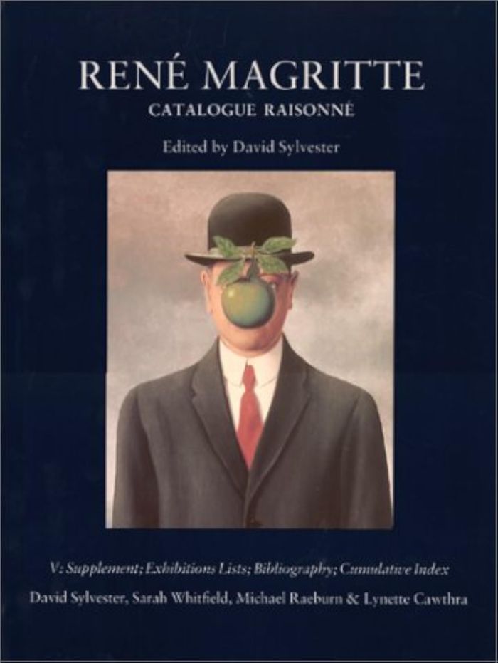 Couverture du livre « CATALOGUE RAISONNE MAGRITTE - VOL05 - EXHIBITIONS LISTS, BIBLIOGRAPHY, INDEX », librairie Les Contes Infusés à Corte