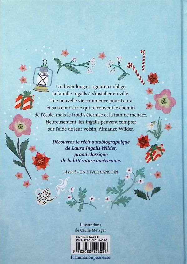 Quatrième de couverture de « LA PETITE MAISON DANS LA PRAIRIE - VOL05 - EDITION COLLECTOR-UN HIVER SANS FIN »