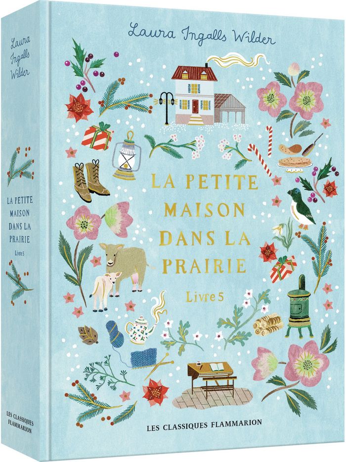 Couverture du livre « LA PETITE MAISON DANS LA PRAIRIE - VOL05 - EDITION COLLECTOR-UN HIVER SANS FIN » de Ingalls Wilder Laura, librairie Les Contes Infusés à Corte