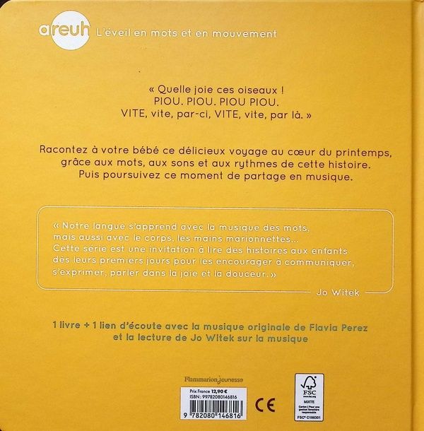 Quatrième de couverture de « L'air du printemps »