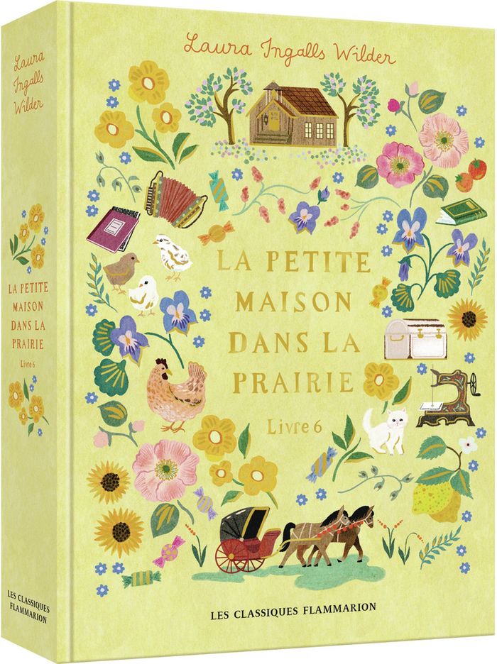 Couverture du livre « LA PETITE MAISON DANS LA PRAIRIE - 6 - EDITION COLLECTOR - VOL06 - EDITION COLLECTOR-LA PETITE VILLE » de Ingalls Wilder Laura, librairie Les Contes Infusés à Corte