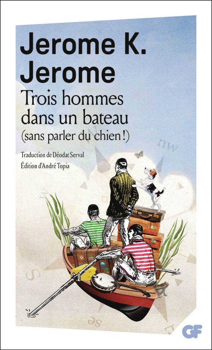 Couverture du livre « TROIS HOMMES DANS UN BATEAU - (SANS PARLER DU CHIEN !) », librairie Les Contes Infusés à Corte