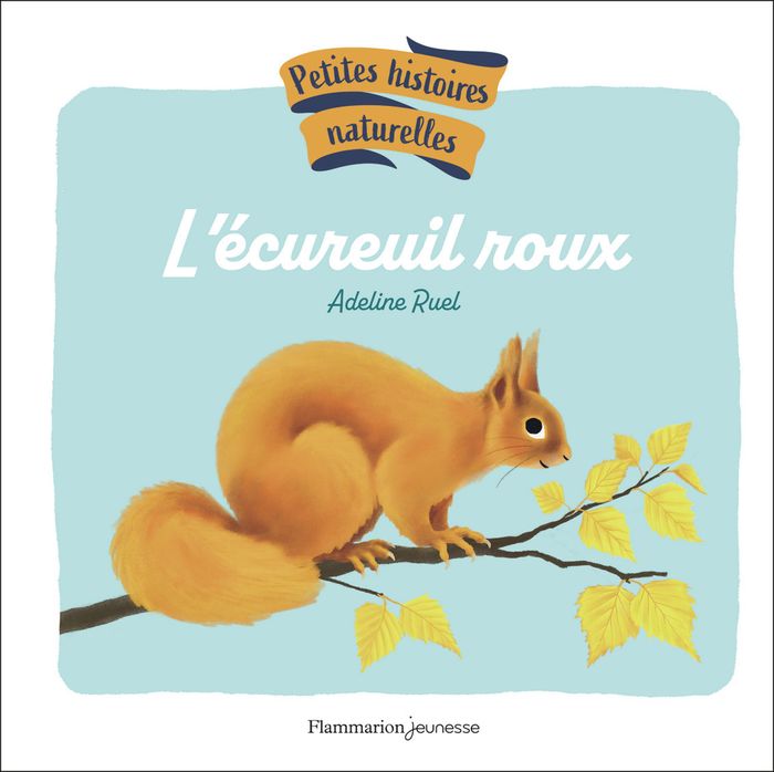 Couverture du livre « PETITES HISTOIRES NATURELLES - L'ECUREUIL ROUX » de Adeline Ruel, librairie Les Contes Infusés à Corte