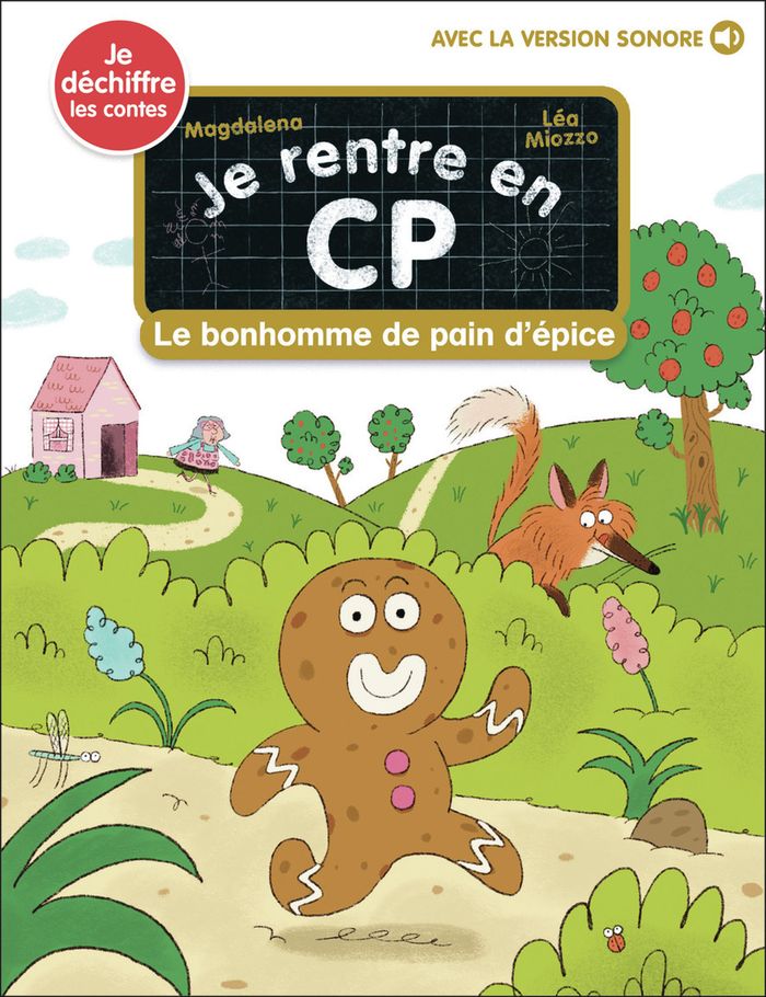 Couverture du livre « JE RENTRE EN CP - T39 - LE BONHOMME DE PAIN D'EPICE » de Magdalena/miozzo, librairie Les Contes Infusés à Corte
