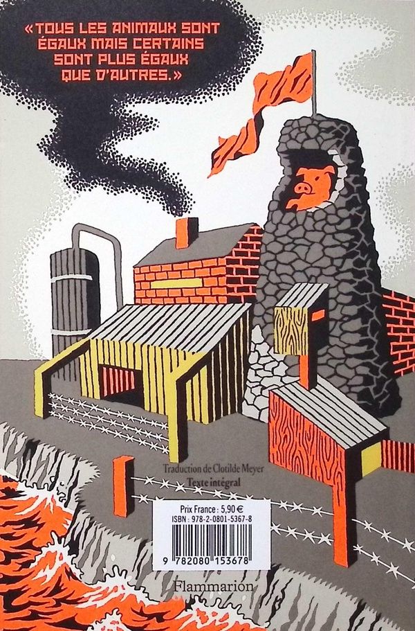 Quatrième de couverture de « La Ferme des animaux »