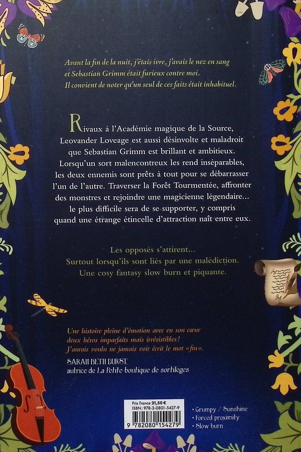 Quatrième de couverture de « SORCERY AND SMALL MAGICS - VOL01 - LES CHANTS MAGIQUES »