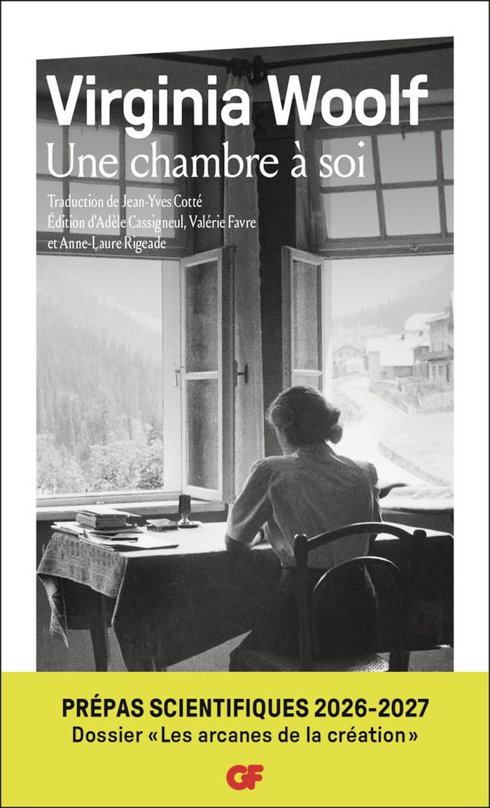 Couverture du livre « UNE CHAMBRE A SOI - PREPAS SCIENTIFIQUES 2026-2027 », librairie Les Contes Infusés à Corte