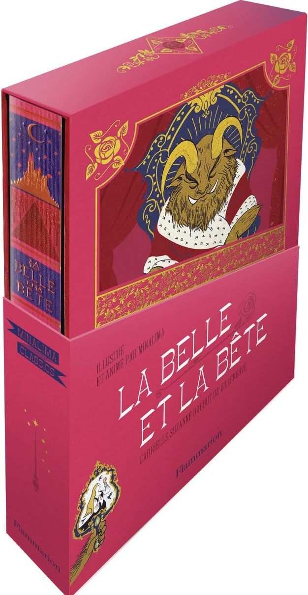 Couverture du livre « LA BELLE ET LA BETE - COFFRET » de Minalima, librairie Les Contes Infusés à Corte