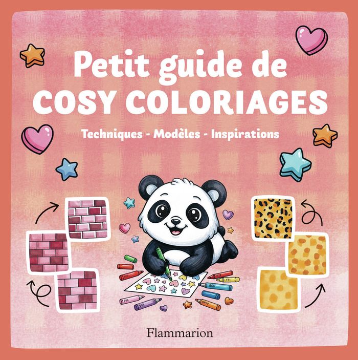 Couverture du livre « PETIT GUIDE DE COSY COLORIAGES - TECHNIQUES - MODELES - INSPIRATIONS » de Collectif, librairie Les Contes Infusés à Corte