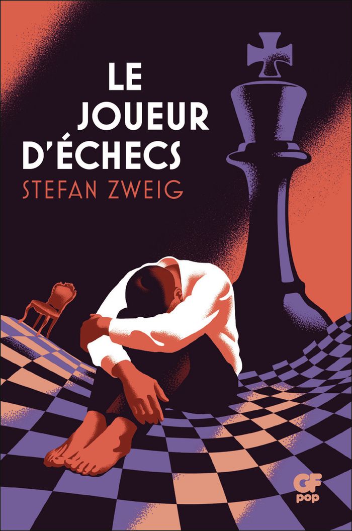 Couverture du livre « LE JOUEUR D'ECHECS » de Stefan Zweig, librairie Les Contes Infusés à Corte