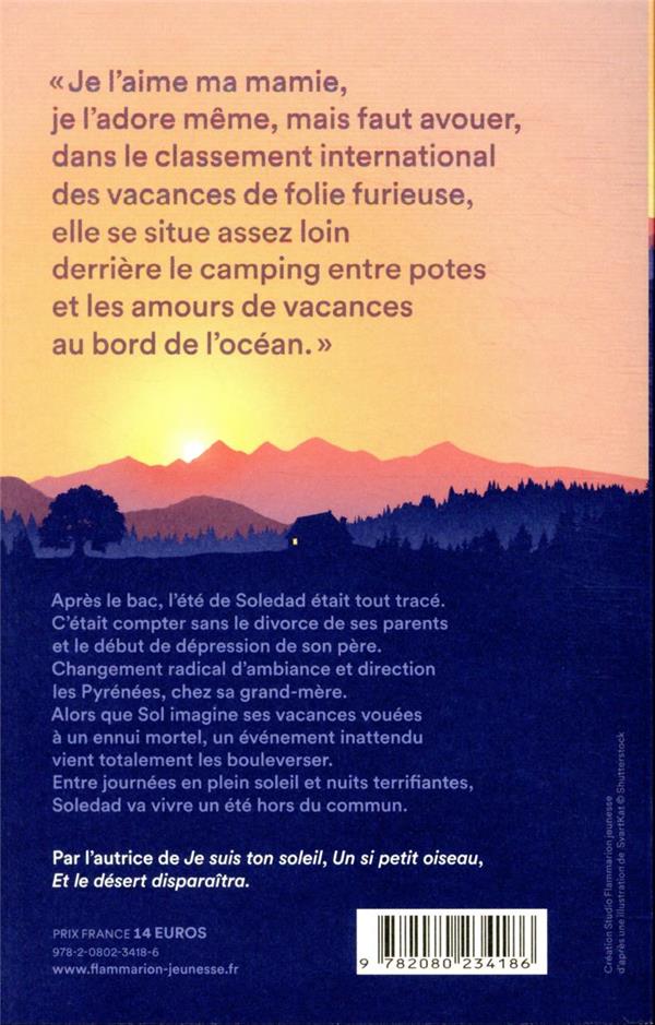 Quatrième de couverture de « Un été avec Albert »
