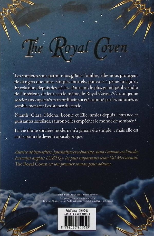 Quatrième de couverture de « The royal coven »