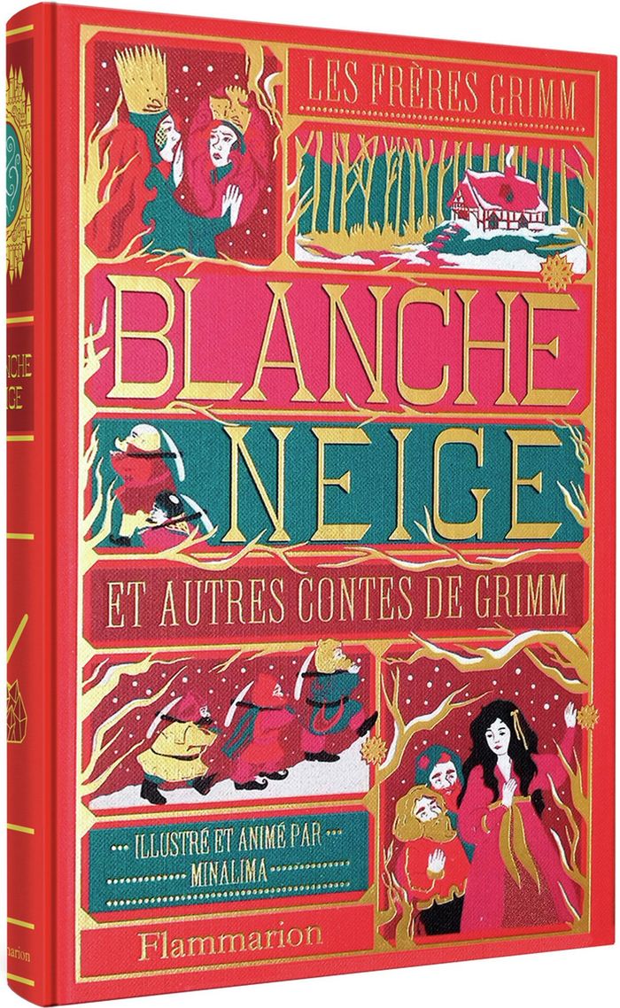 Couverture du livre « Blanche-Neige : et autres contes de Grimm » de les frères Grimm, librairie Les Contes Infusés à Corte