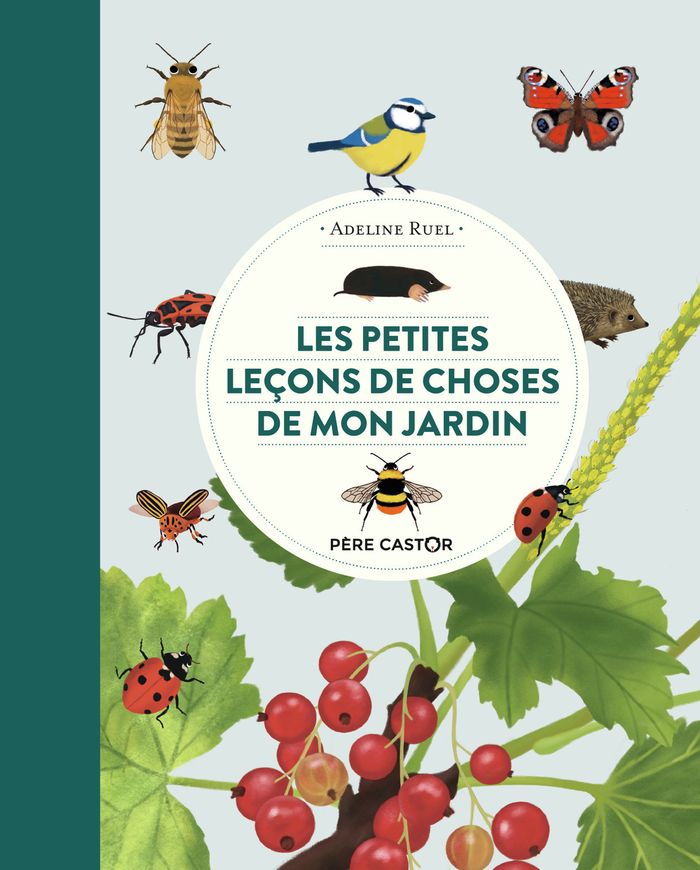 Couverture du livre « Les petites leçons de choses de mon jardin » de Adeline Ruel, librairie Les Contes Infusés à Corte