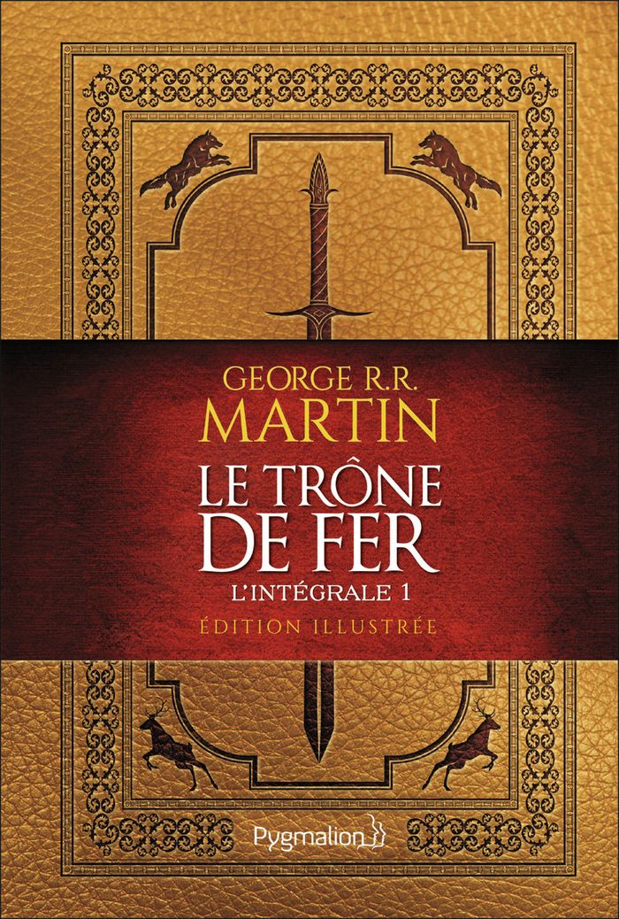 Couverture du livre « Le trône de fer : roman » de George R. R. Martin, librairie Les Contes Infusés à Corte