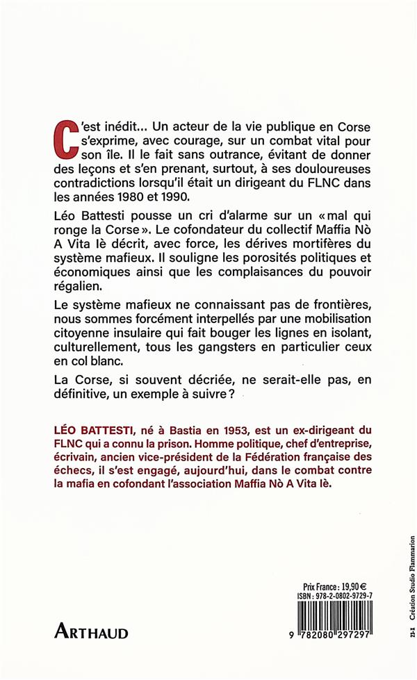 Quatrième de couverture de « A MAFFIA NO »