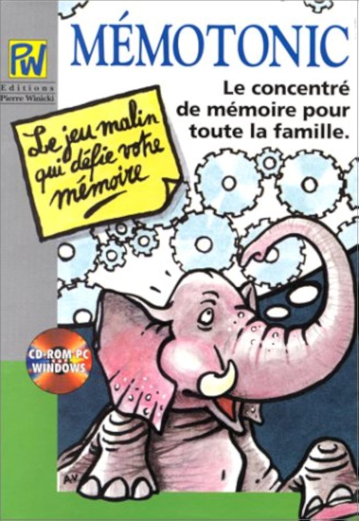Couverture du livre « CD-ROM PC WINDOWS MEMOTONIC - LE CONCENTRE DE MEMOIRE POUR TOUTE LA FAMILLE - - EDITIONS PIERRE WINI » de Xxx, librairie Les Contes Infusés à Corte