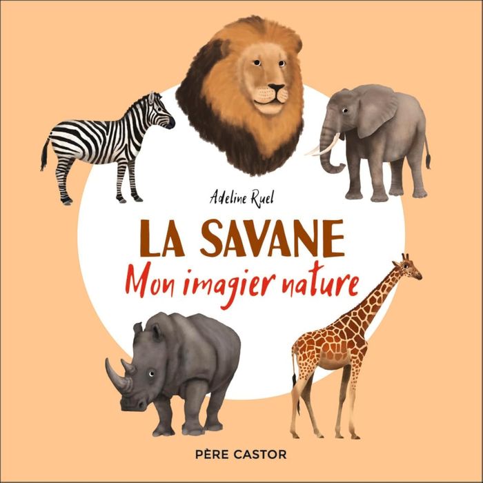 Couverture du livre « La savane » de Adeline Ruel, librairie Les Contes Infusés à Corte